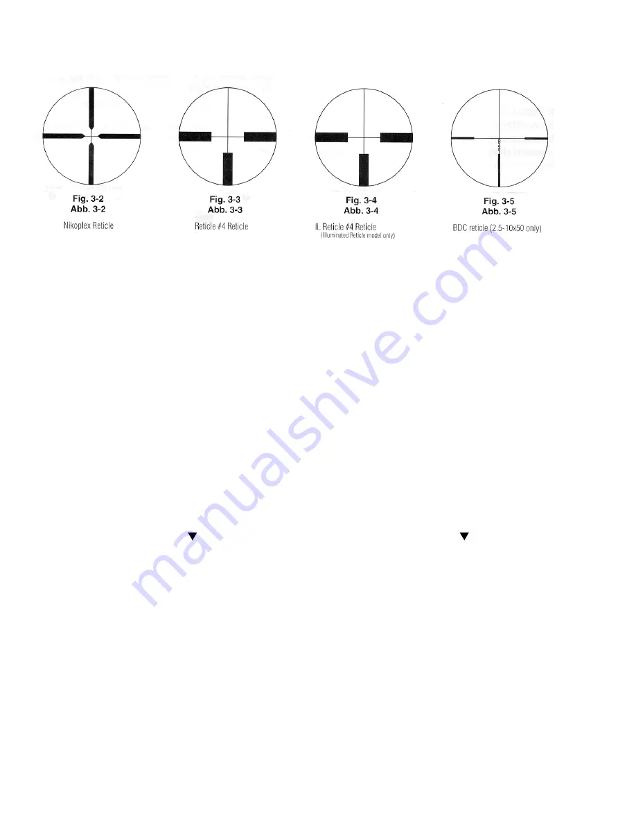 Nikon Monarch Gold Instruction Manual Download Page 7