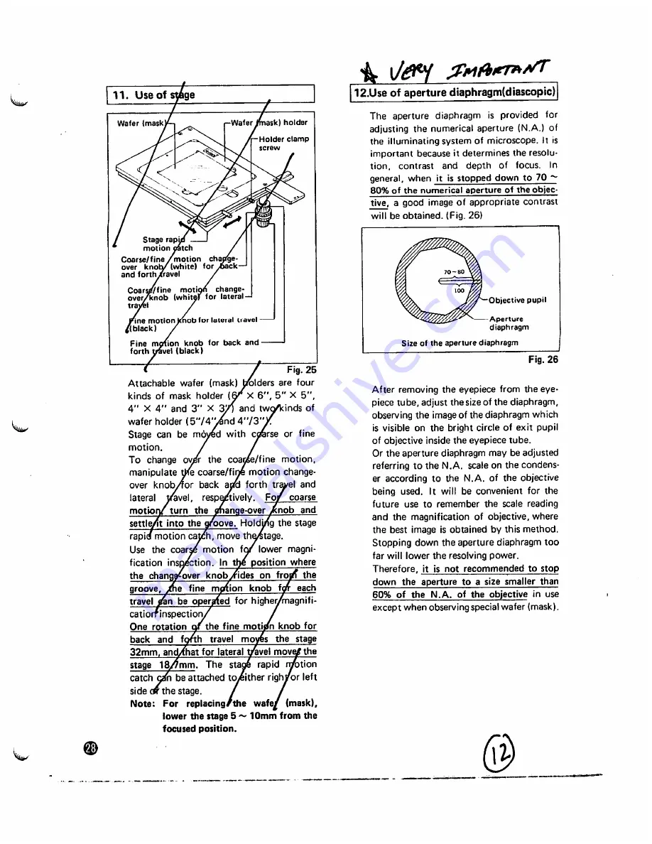 Nikon Optiphot 66 Instructions Manual Download Page 12