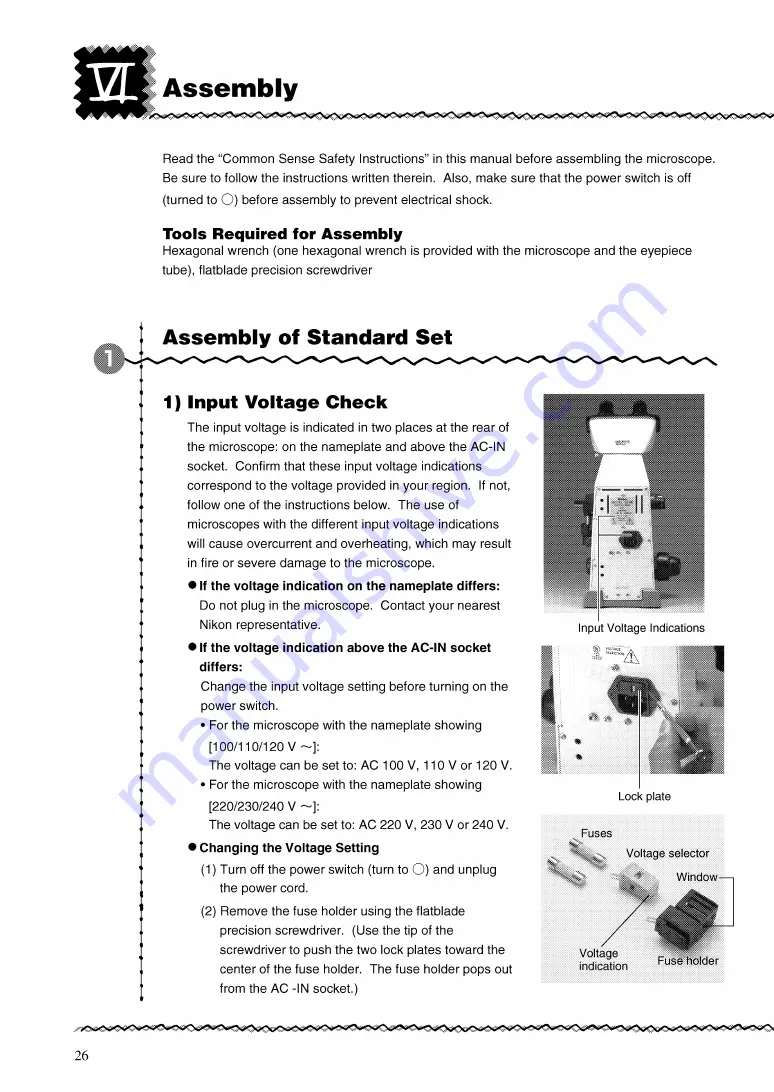 Nikon YS100 Instructions Manual Download Page 27