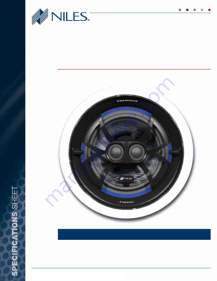 Niles CM760DSSi Specification Sheet Download Page 1