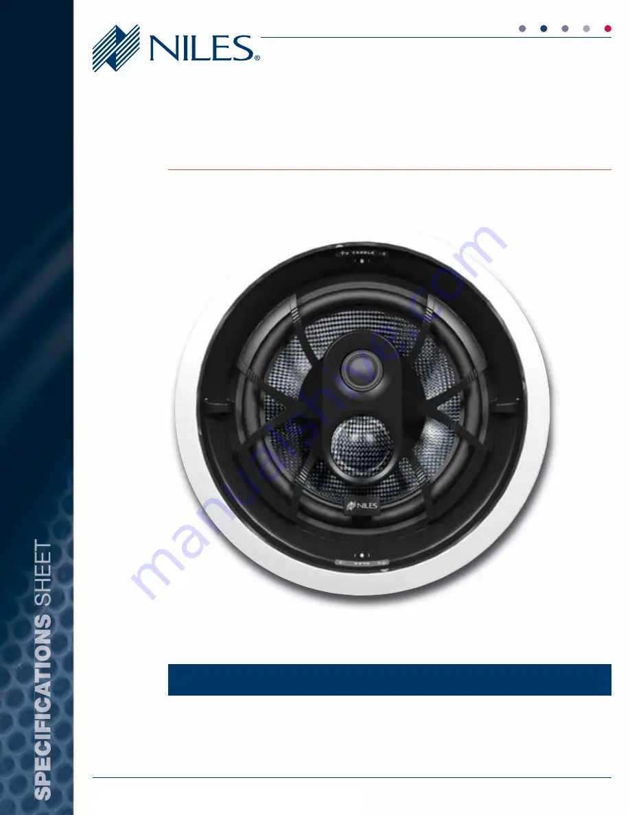 Niles CM963 Specification Sheet Download Page 1