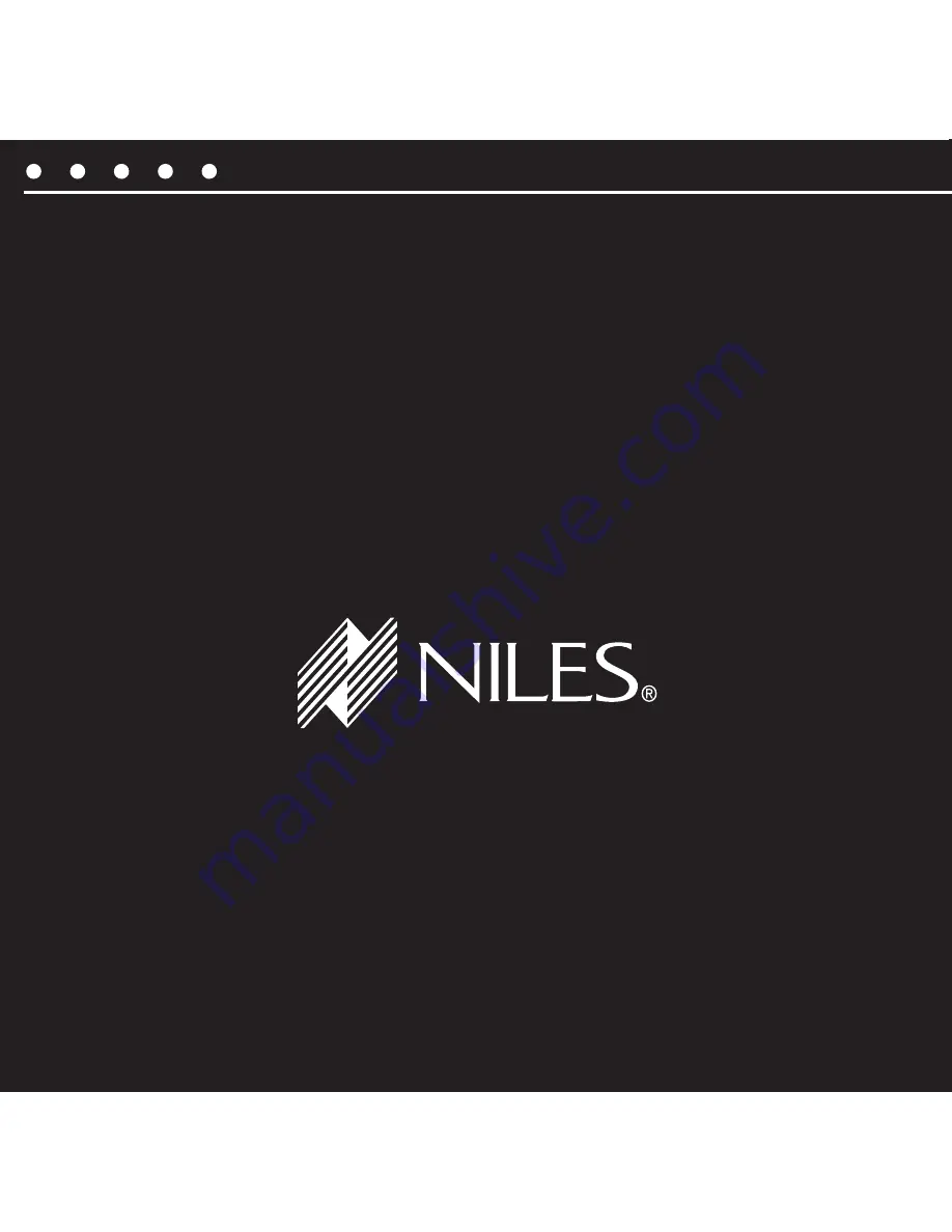 Niles RFG Installation Manual Download Page 24