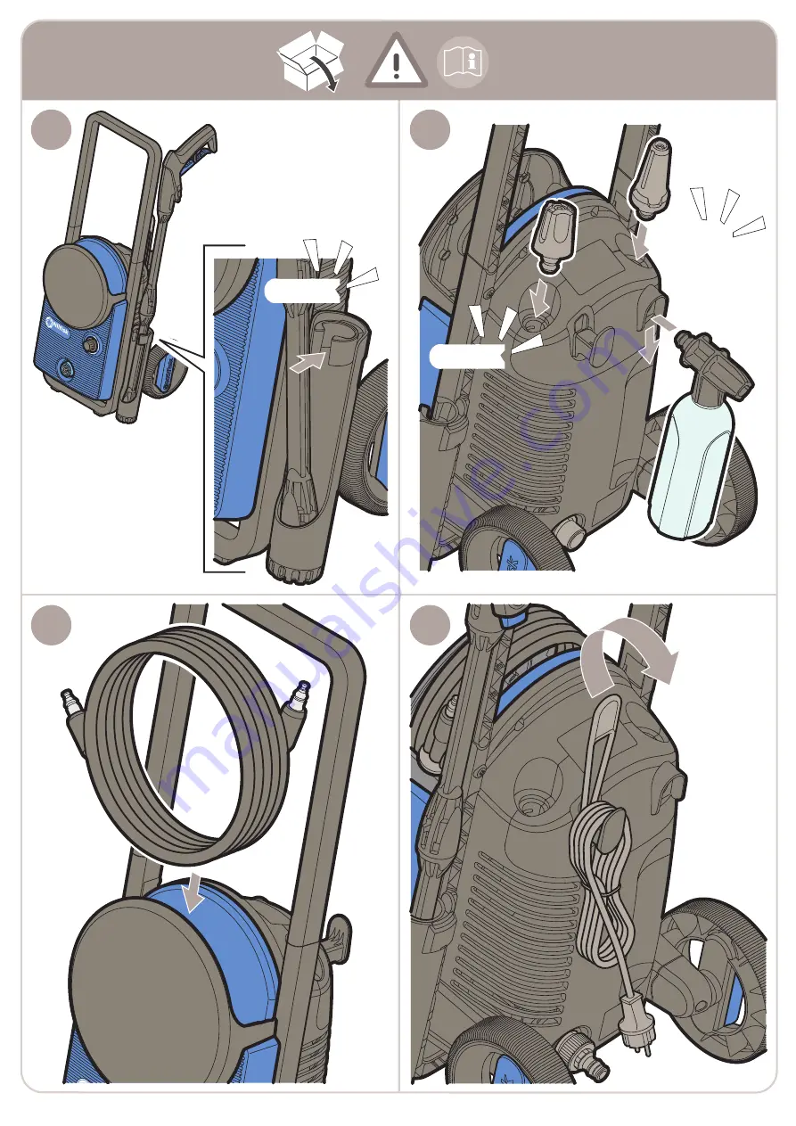 Nilfisk-Advance Core 130 Powercontrol Quick Start Manual Download Page 6