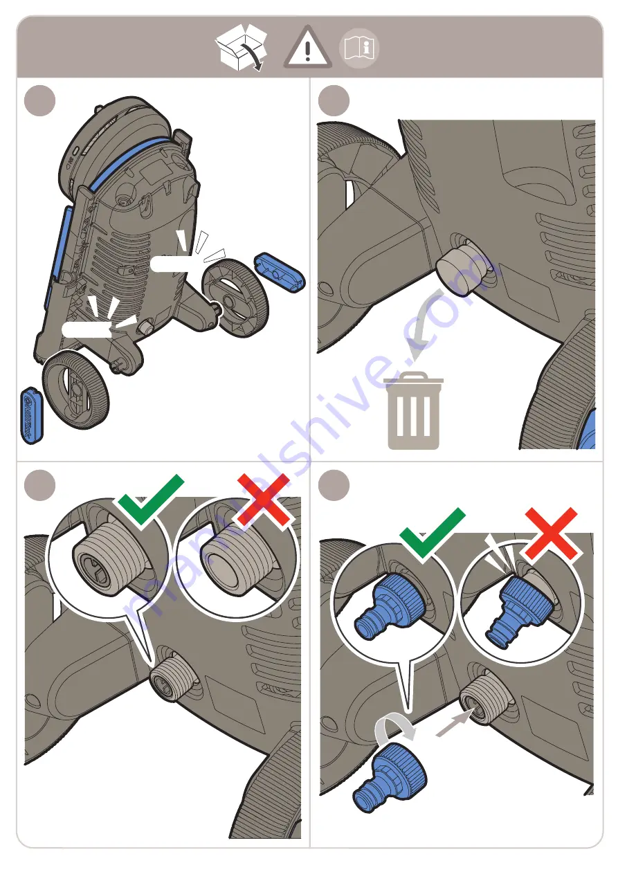 Nilfisk-Advance Core 140 Powercontrol Quick Start Manual Download Page 4