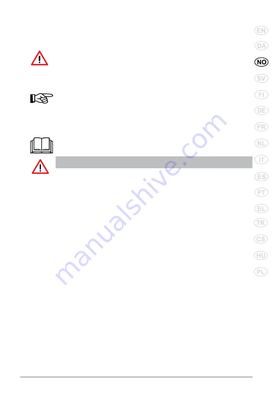 Nilfisk-Advance MC 2C Instructions For Use Manual Download Page 43