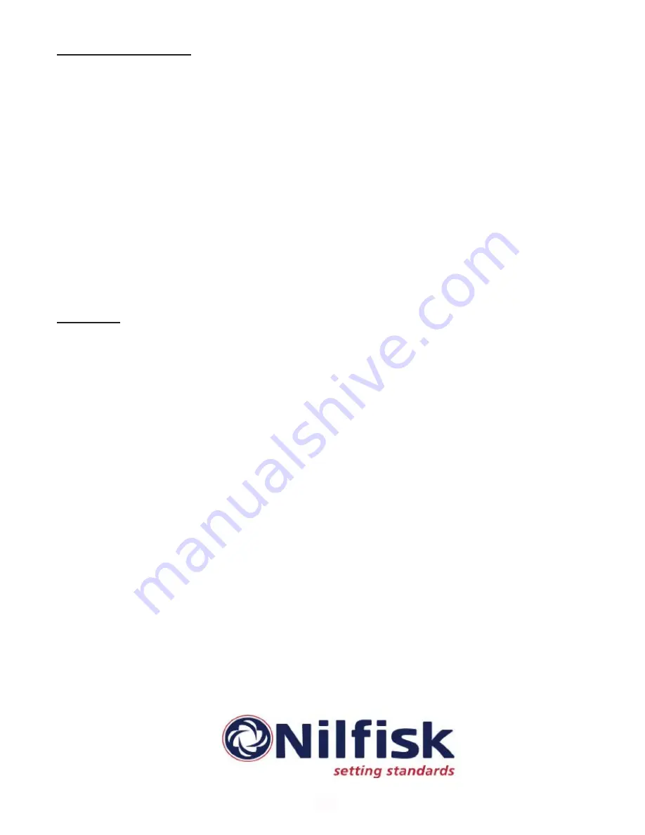 Nilfisk-Advance MX 585 Information & Operating Instructions Download Page 10