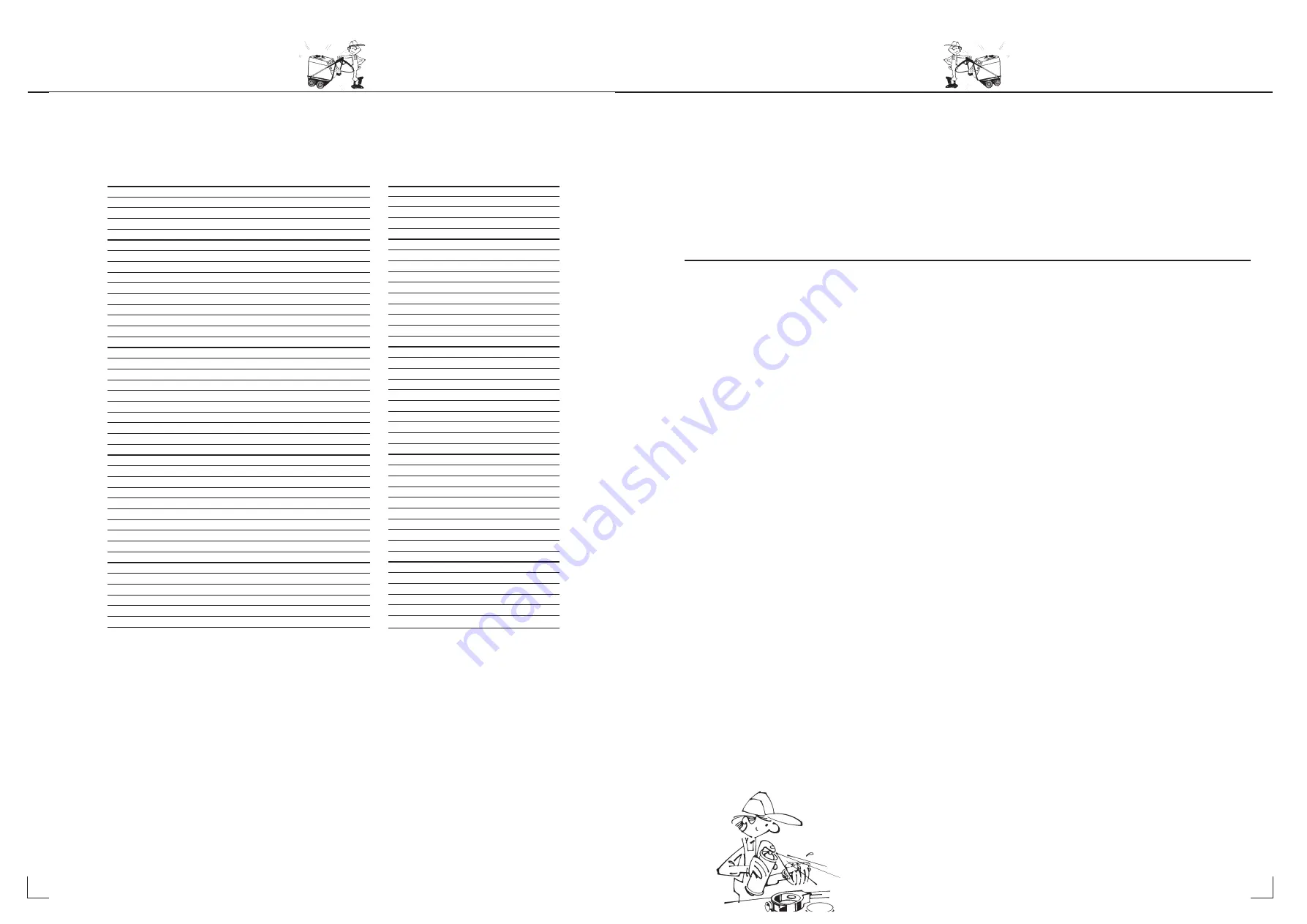 Nilfisk-Advance N/G-6900A/C Operating Manual Download Page 18