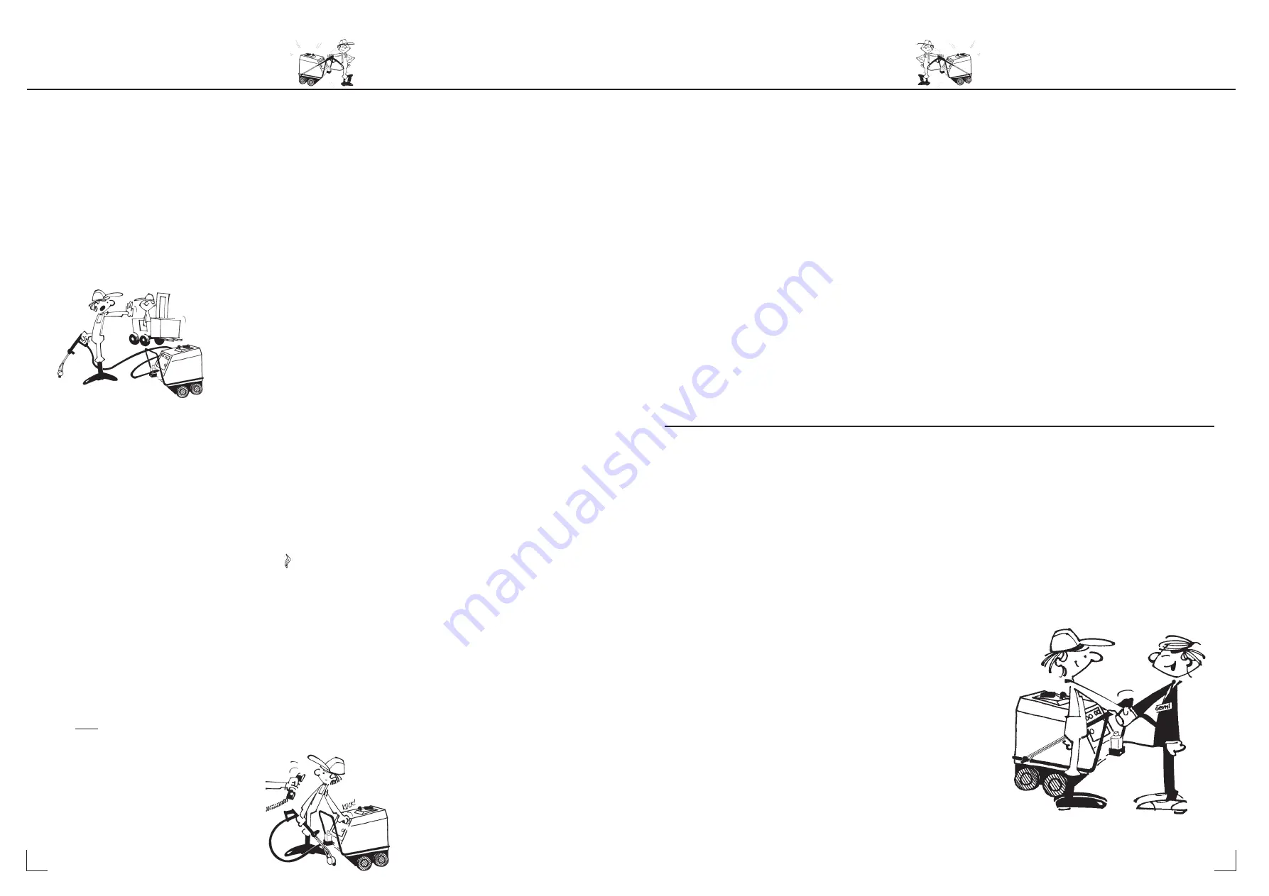 Nilfisk-Advance N/G-6900A/C Operating Manual Download Page 22