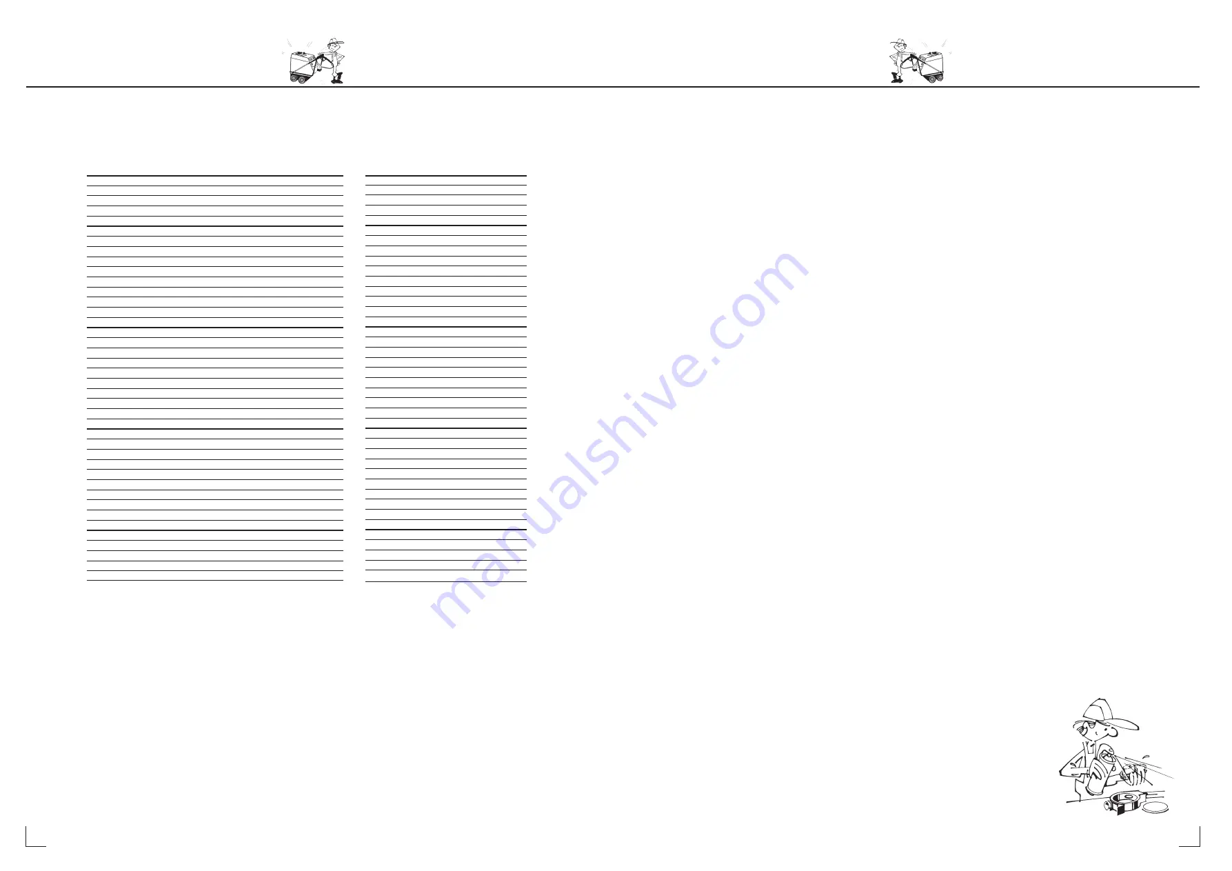 Nilfisk-Advance N/G-6900A/C Operating Manual Download Page 74