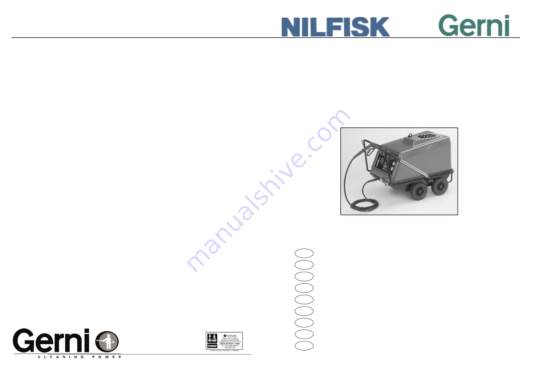 Nilfisk-Advance N/G-6900A/C Скачать руководство пользователя страница 80