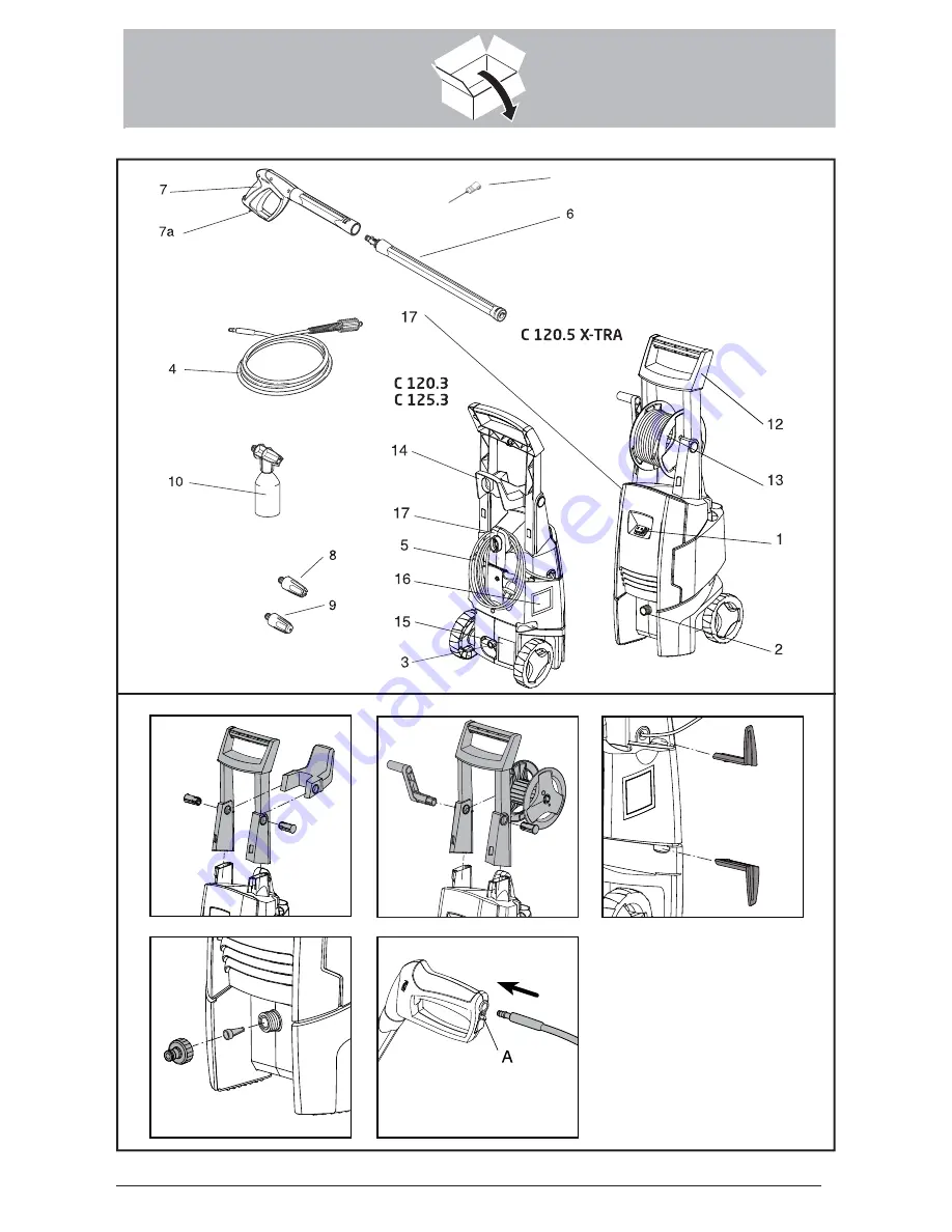 Nilfisk-Advance Nilfisk C 120.3 Quick Start Manual Download Page 3