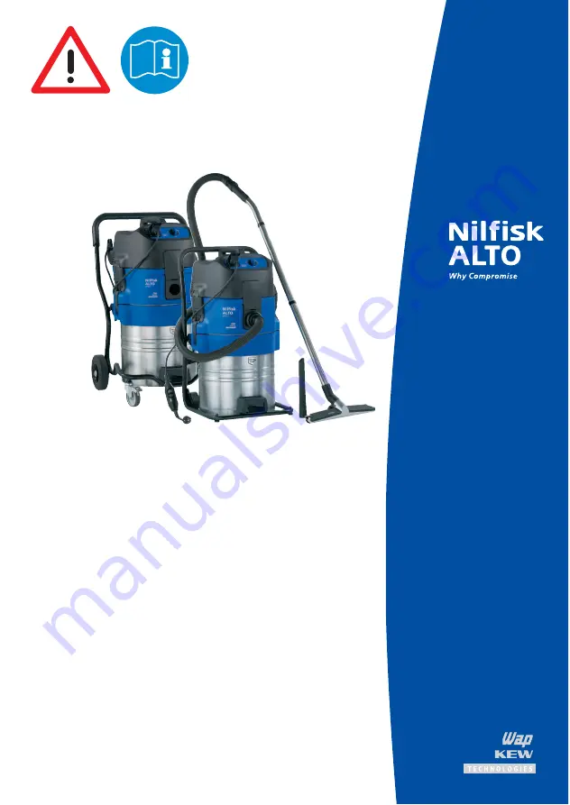 Nilfisk-ALTO 19 Gallon AE (German) Betriebsanleitung Download Page 1