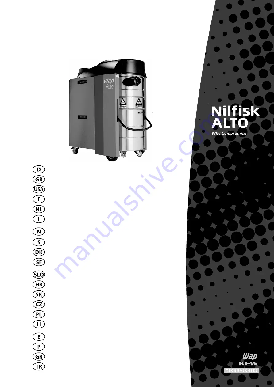 Nilfisk-ALTO Dynamics 440-M/B1 Скачать руководство пользователя страница 1