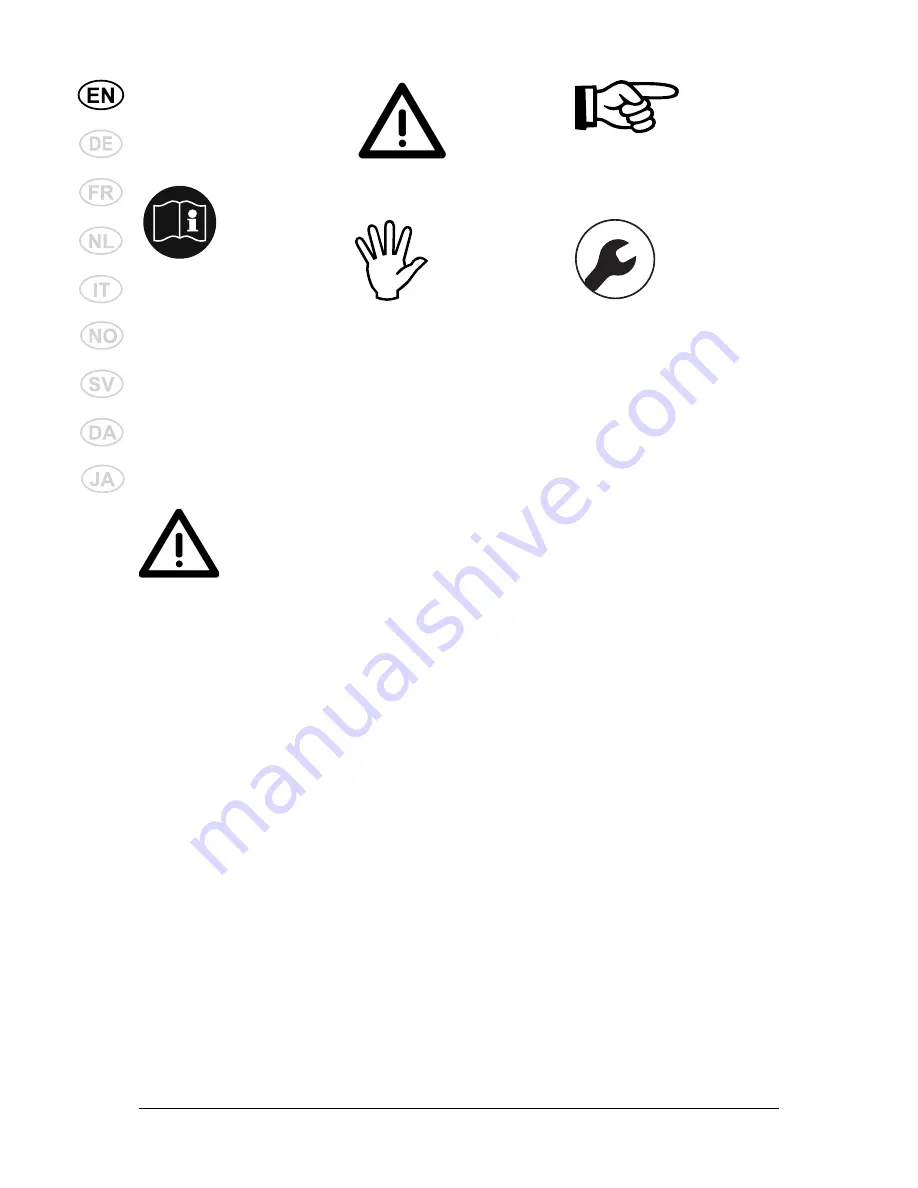 Nilfisk-ALTO NEPTUNE DE Operating Instructions Manual Download Page 4