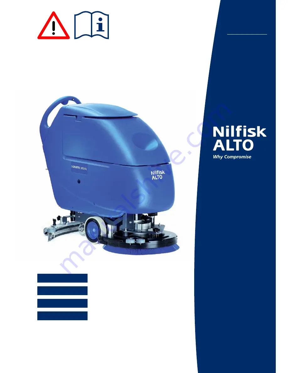 Nilfisk-ALTO SCRUBTEC 545B User Manual Download Page 1