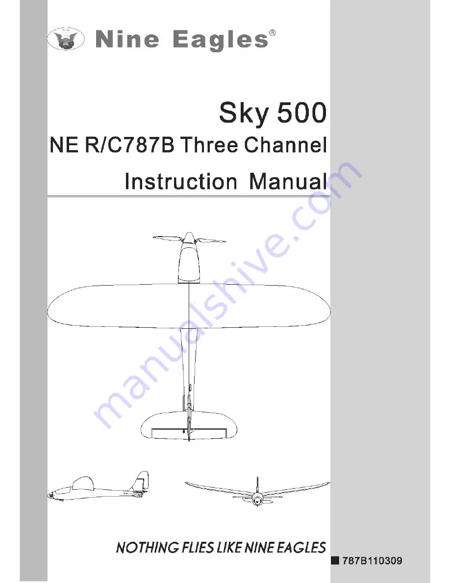 Nine Eagles Sky 500 Instruction Manual Download Page 1