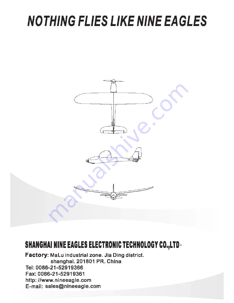 Nine Eagles Sky 500 Instruction Manual Download Page 20