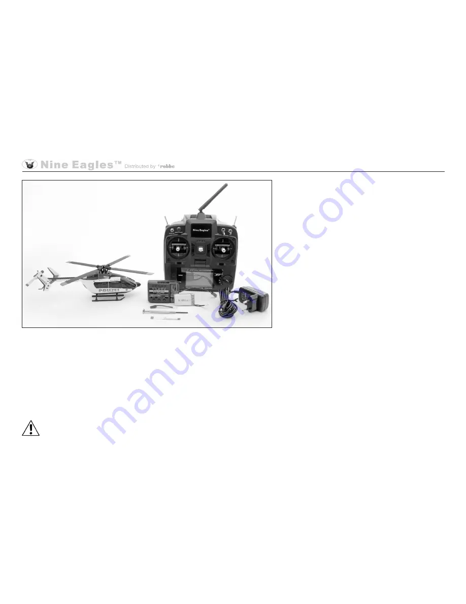 Nine Eagles SOLO PRO 130 Operating Instructions Manual Download Page 6