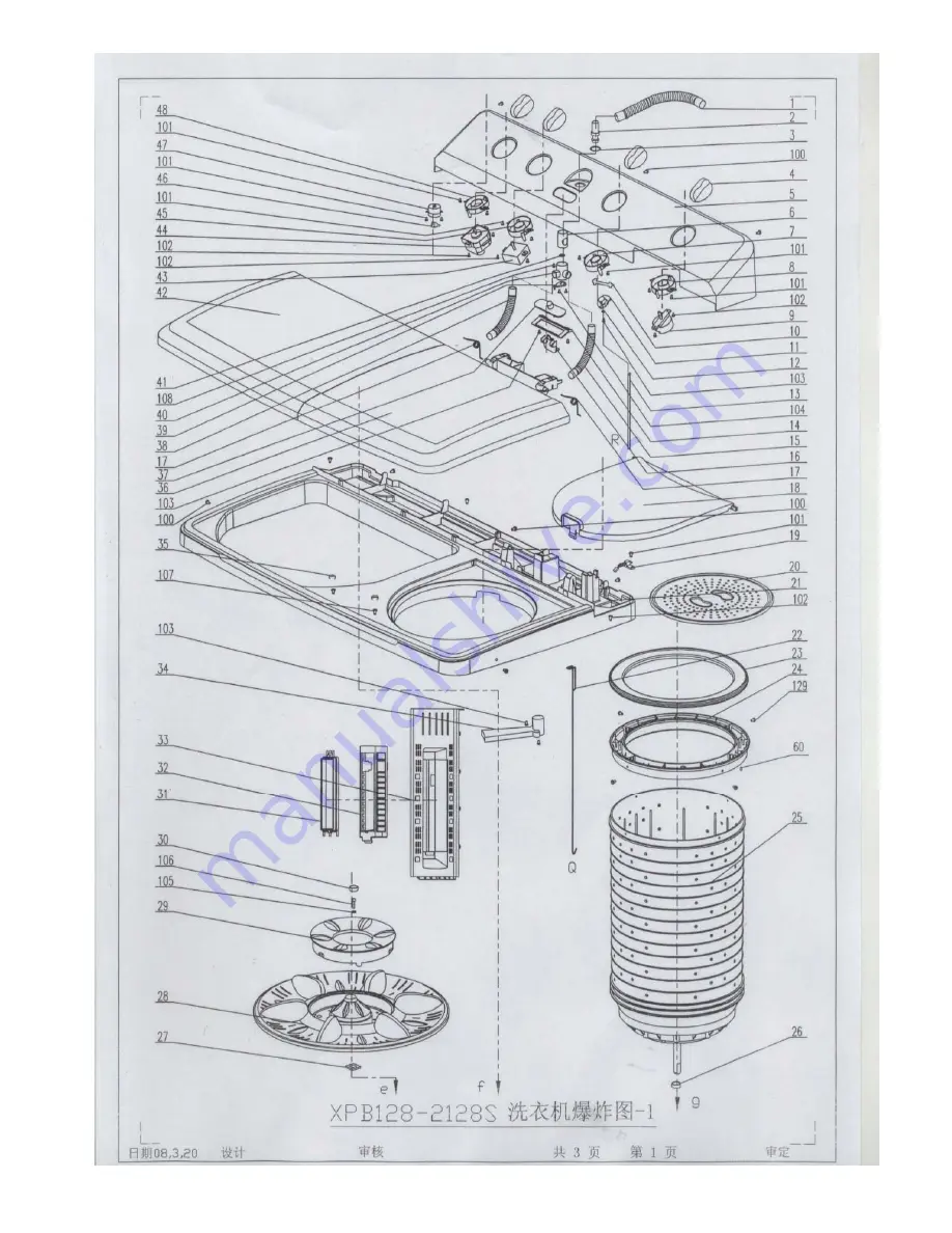 Ningbo DW-1300K Service Manual Download Page 3