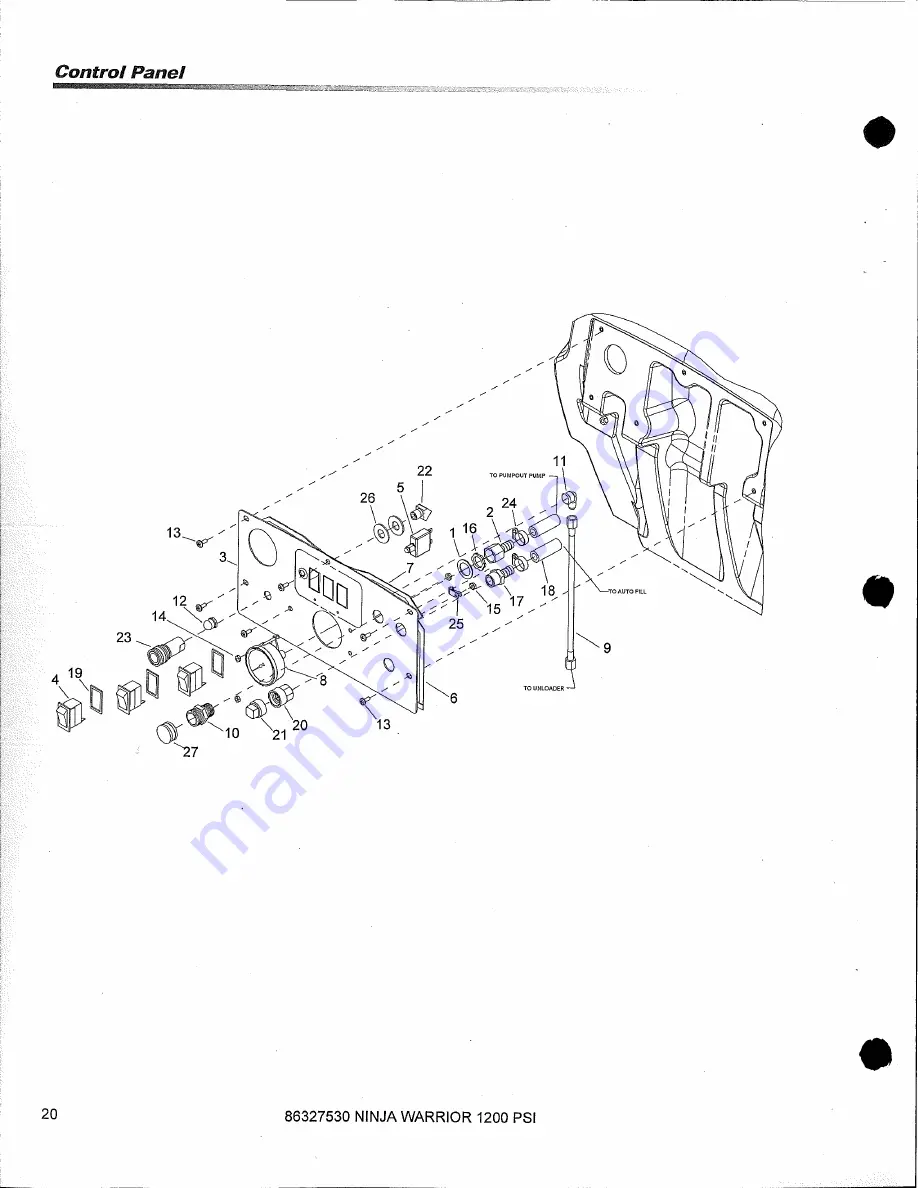 NINJA WARRIOR Century 400 1200 PSI NWCU1312N 10070700 Operating Instructions Manual Download Page 20