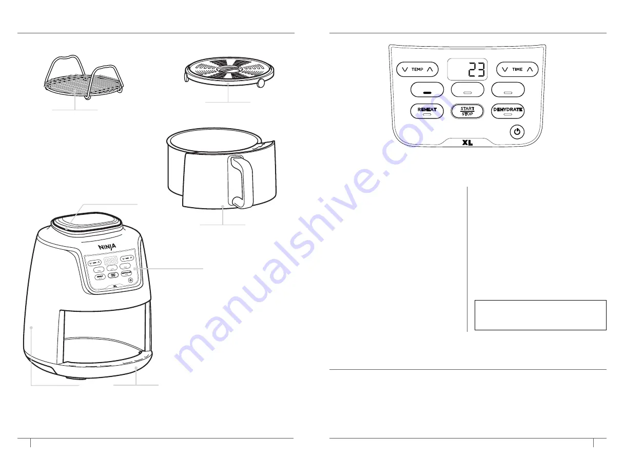 Ninja Air Fryer XL AF150 Owner'S Manual Download Page 4