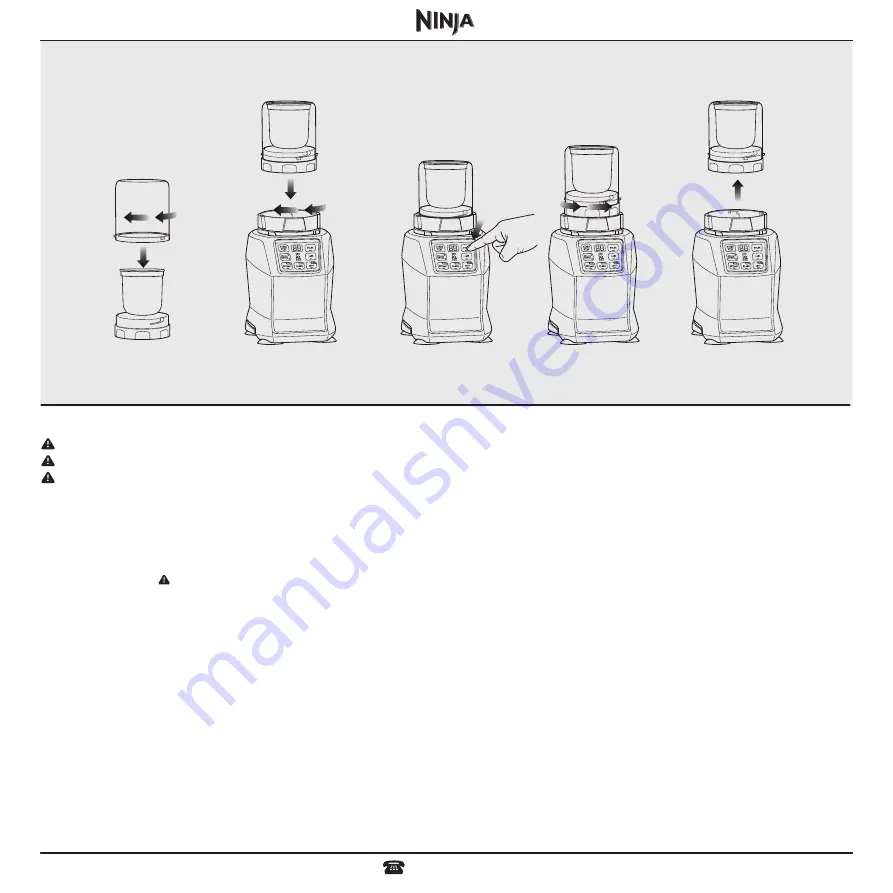 Ninja BL49X series Owner'S Manual Download Page 13