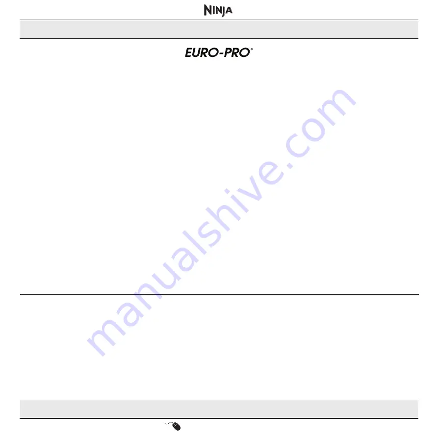 Ninja BL49X series Owner'S Manual Download Page 18