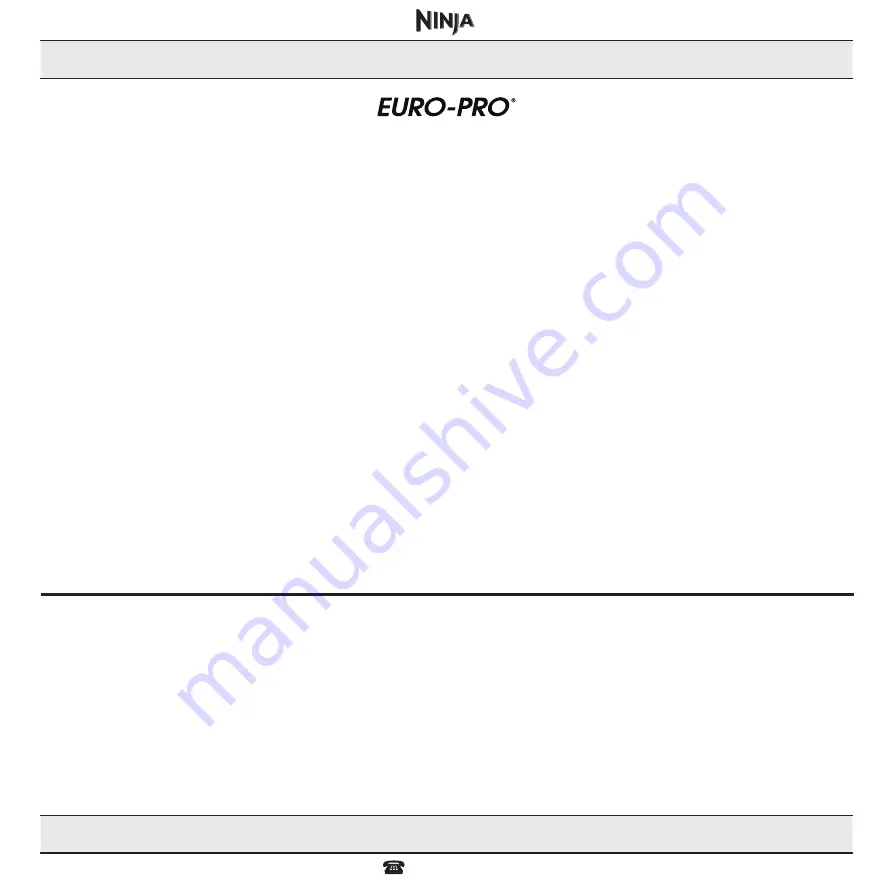 Ninja BL49X series Owner'S Manual Download Page 19