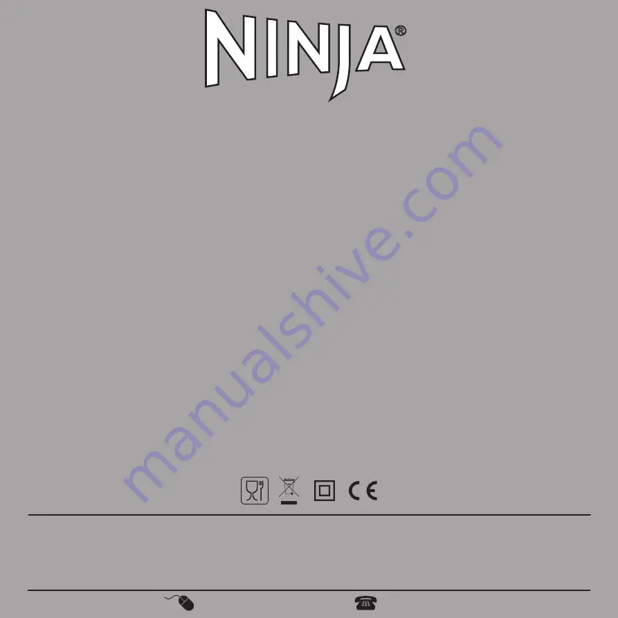 Ninja BL49X series Owner'S Manual Download Page 20