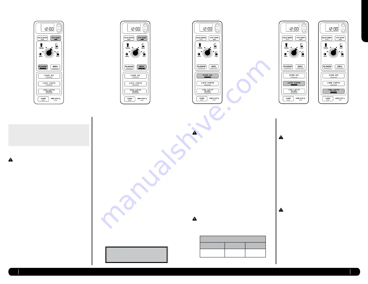 Ninja COFFEE BAR CF060EU Owner'S Manual Download Page 9