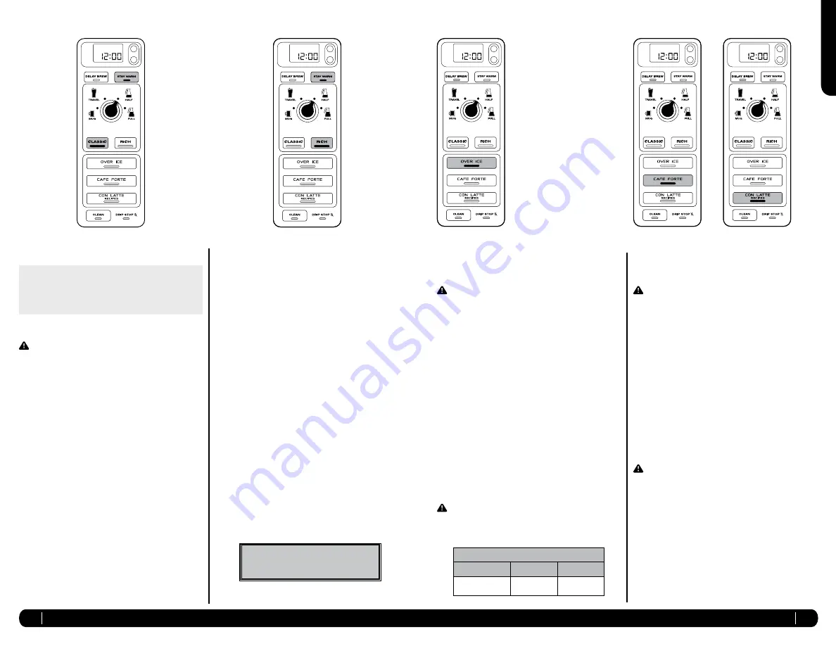 Ninja COFFEE BAR CF060EU Owner'S Manual Download Page 19