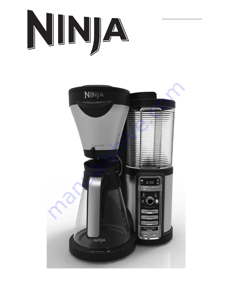 Ninja COFFEE BAR CF080Z Owner'S Manual Download Page 1