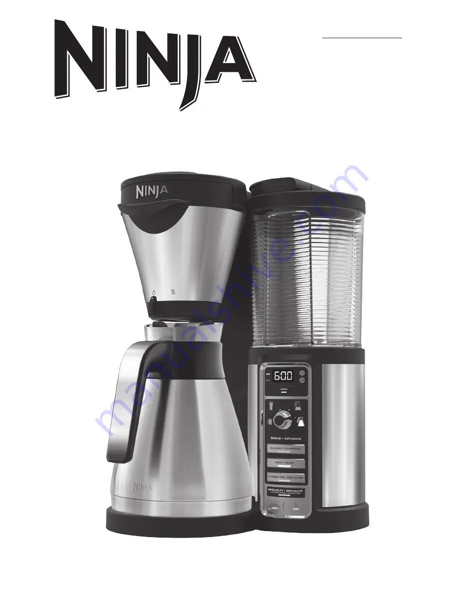 Ninja Coffee Bar CF086C Owner'S Manual Download Page 1