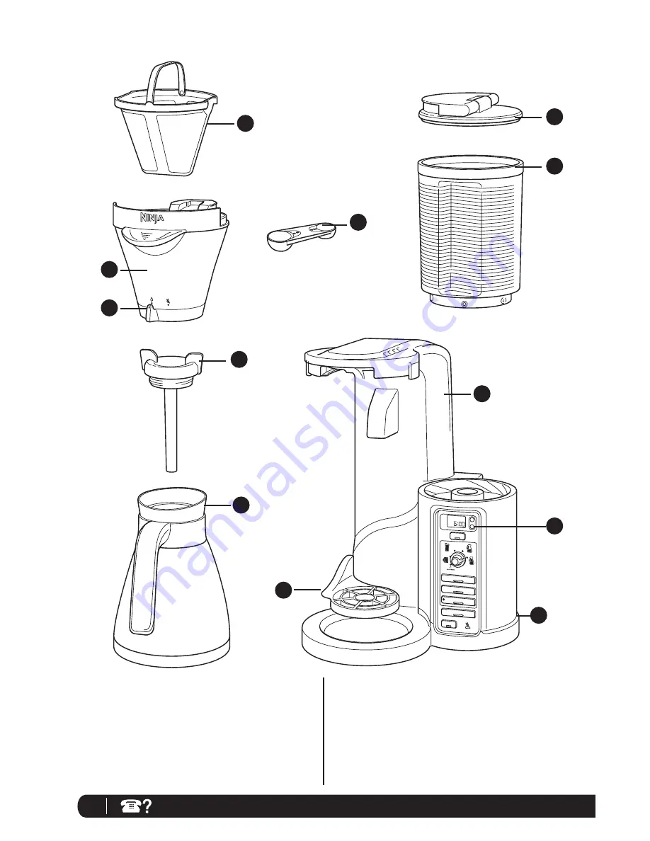 Ninja Coffee Bar CF086C Owner'S Manual Download Page 24