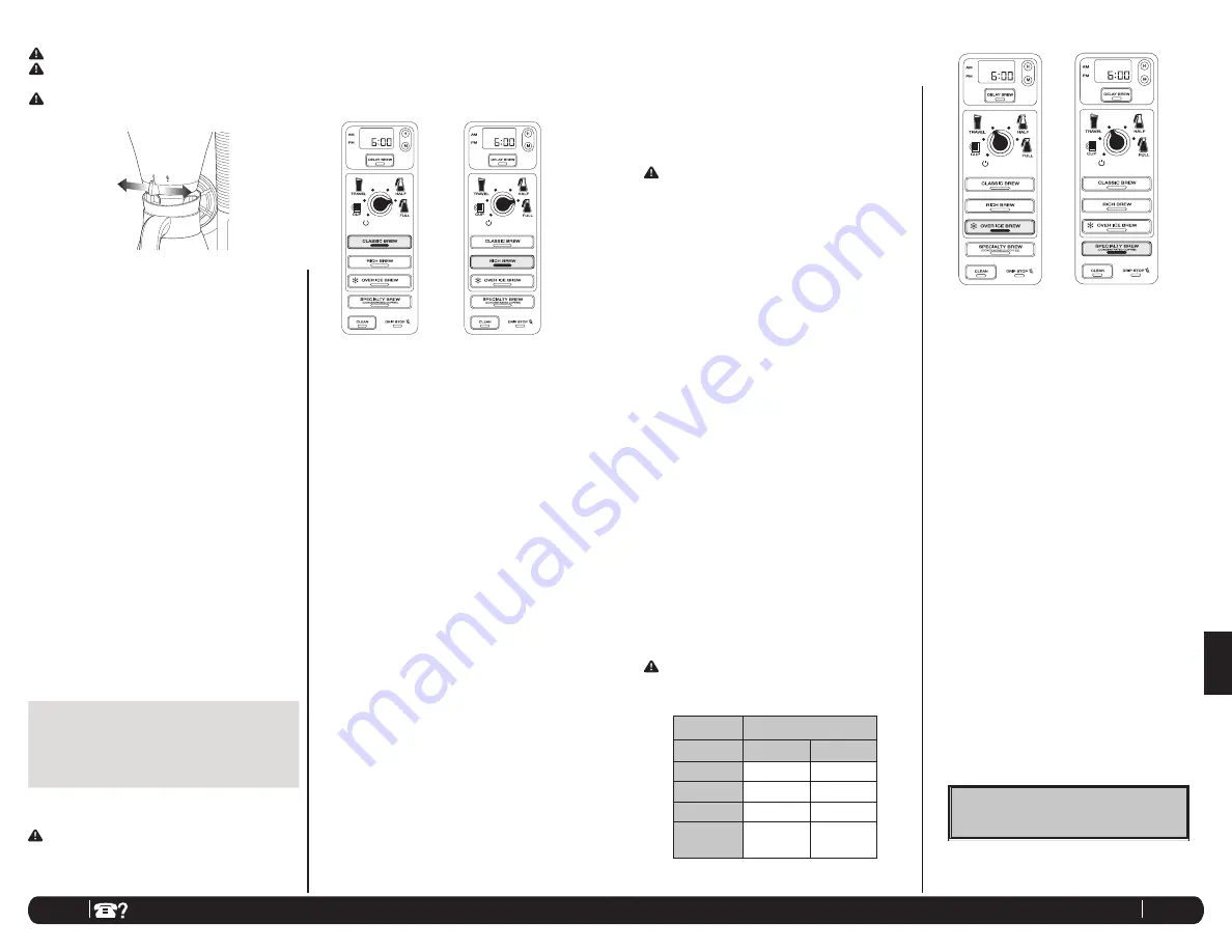 Ninja COFFEE BAR CF087 Owner'S Manual Download Page 25