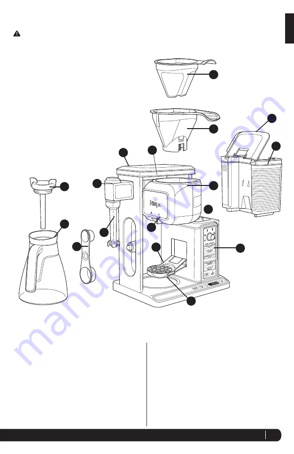 Ninja Coffee Bar CF090C Series Owner'S Manual Download Page 5