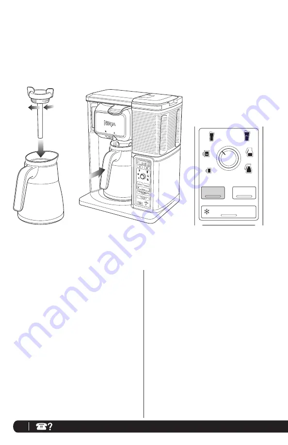 Ninja COFFEE BAR CF097C CF4 Owner'S Manual Download Page 16