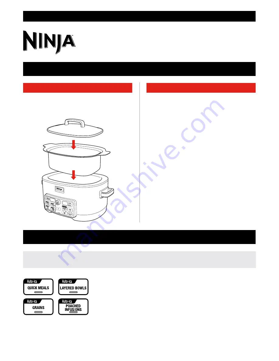 Ninja CS960 SERIES Getting Started Manual Download Page 1