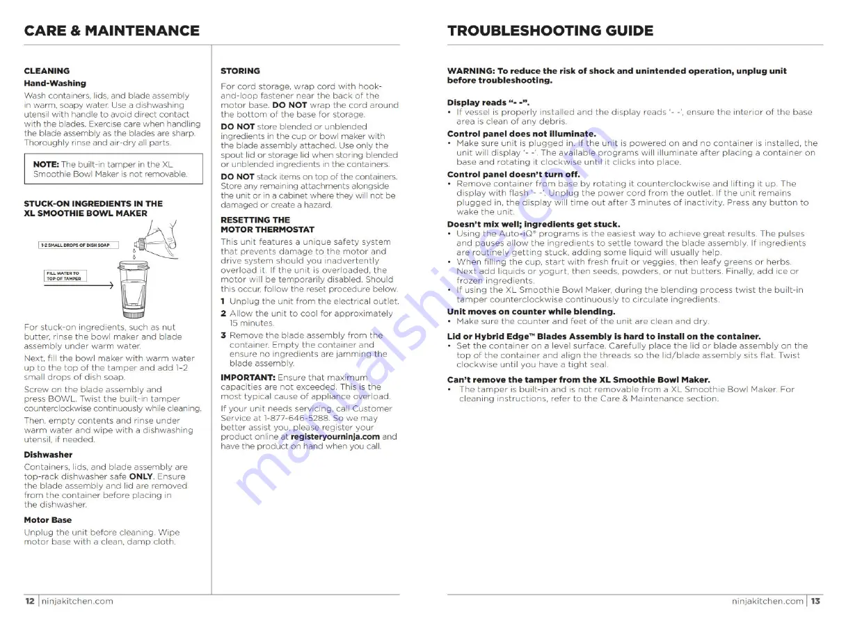 Ninja FOODI C0101B Series Owner'S Manual Download Page 7