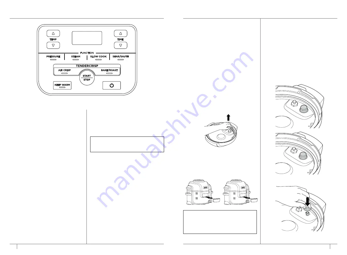 Ninja FOODI COMPACT TENDERCRISP OP100 Series Owner'S Manual Download Page 6