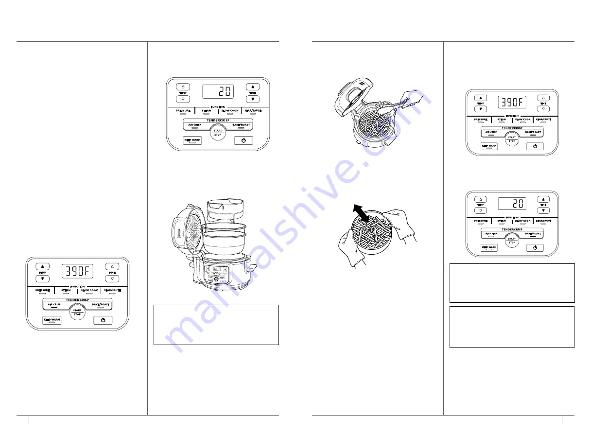 Ninja FOODI COMPACT TENDERCRISP OP100 Series Owner'S Manual Download Page 7