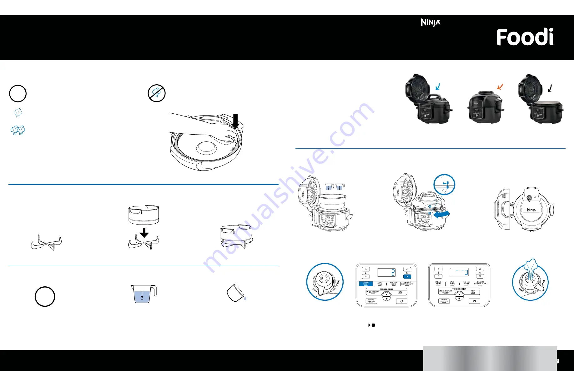 Ninja Foodi OP101BRN Assembly Hints And Tips Download Page 1