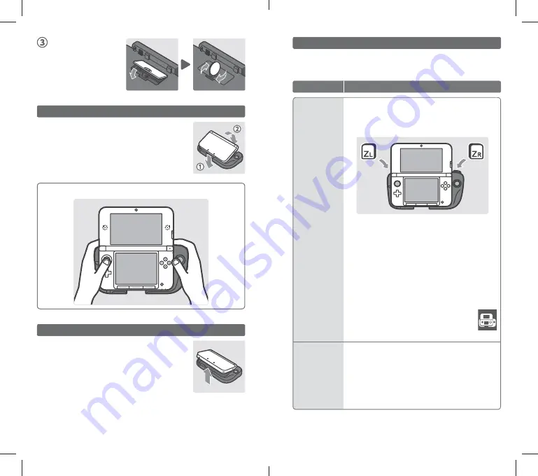 Nintendo Circle Pad Pro Instruction Booklet Download Page 58