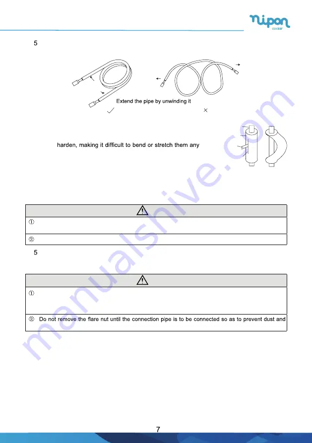 Nipon Coolair MB12 GA Installation And User Manual Download Page 21