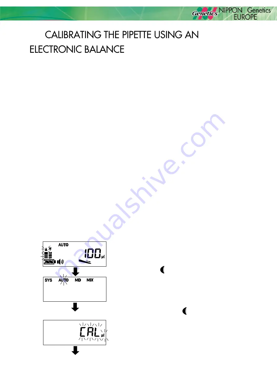 Nippon Genetics FASTGENE ELECTRONIC PIPETTE-10 Manual Download Page 27