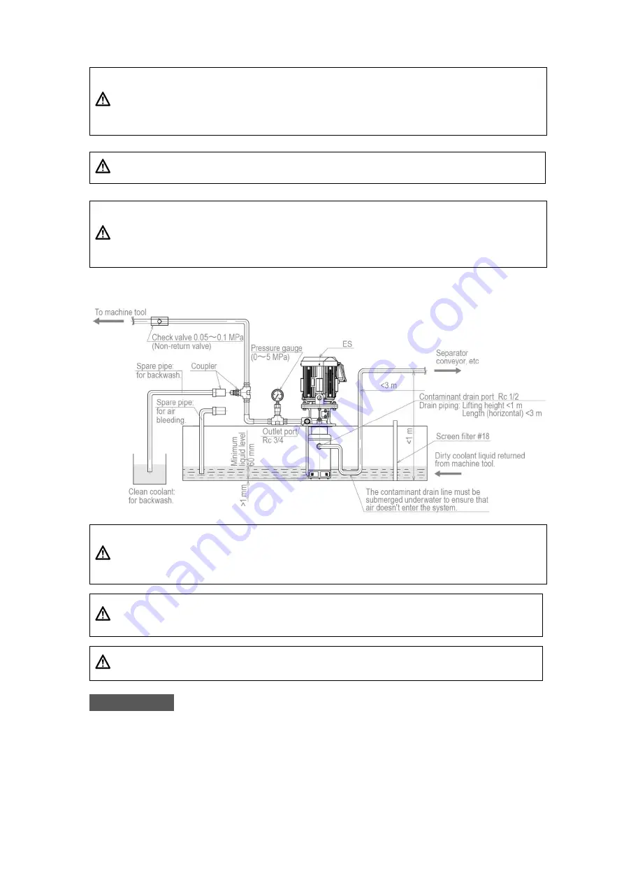 Nippon Oil Pump NOP E Series ES User Instruction Manual Download Page 12