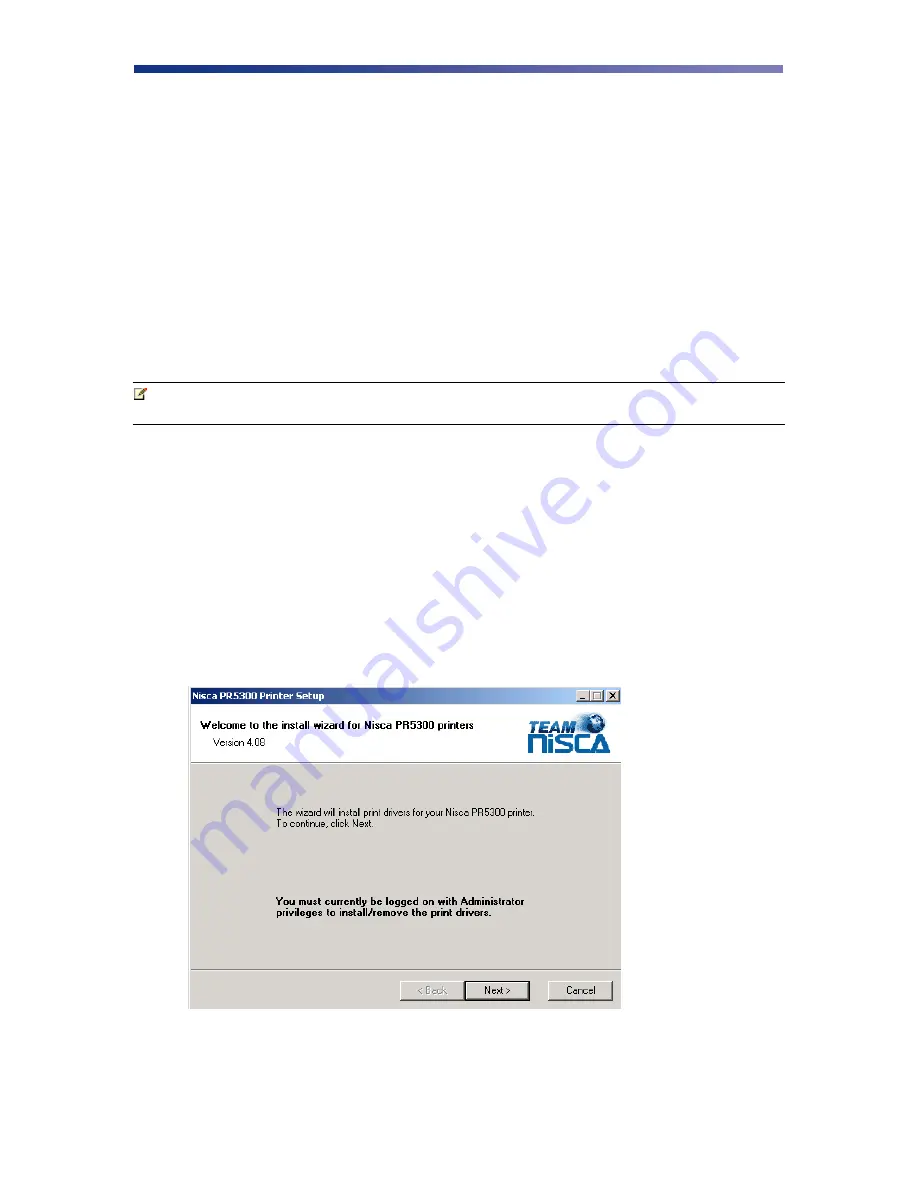 Nisca PR5300 User Manual Download Page 19