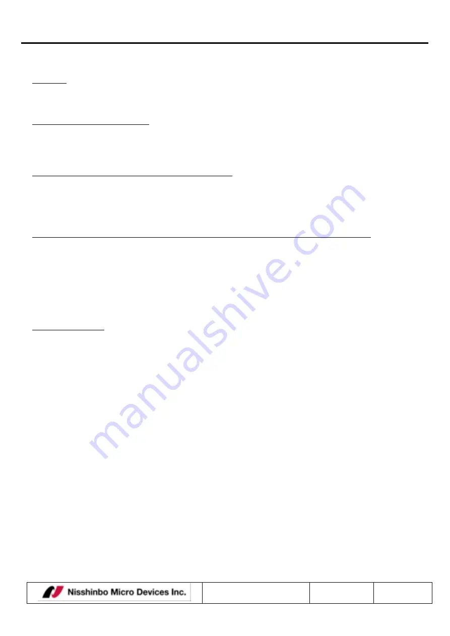 Nisshinbo Micro Devices NJR4274 User Manual Download Page 12