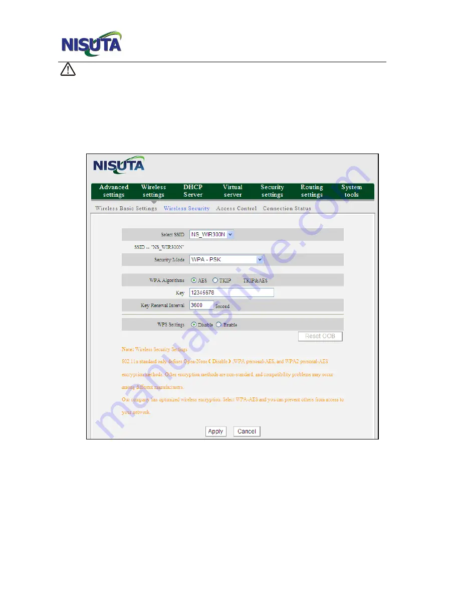 Nisuta 11N User Manual Download Page 39