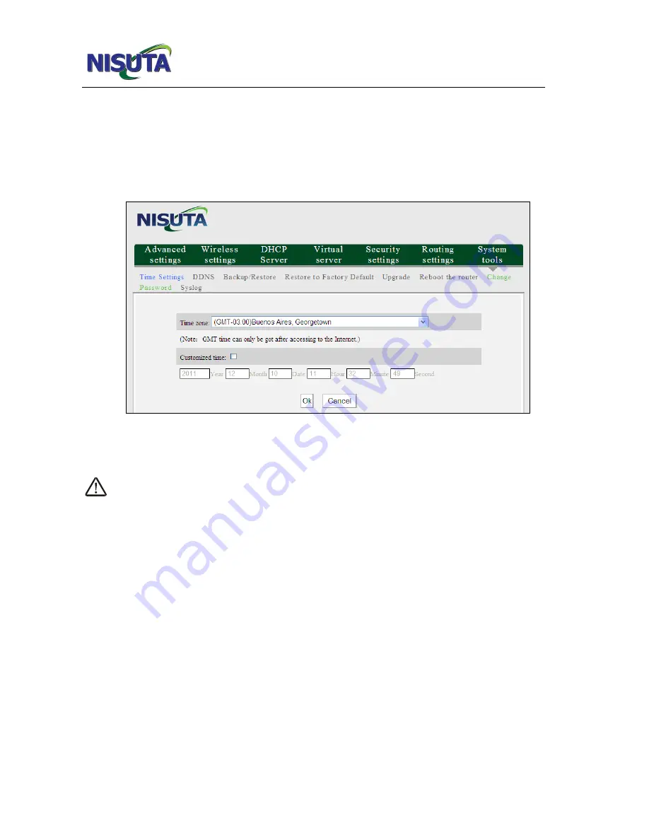 Nisuta 11N User Manual Download Page 57